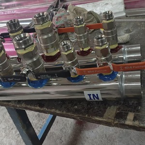 Collecteur d'eau à 8 entrées et 8 sorties Dubey International avec vanne à boisseau sphérique, anti-moisissure et anti-rouille, longue durée de vie, garantie de 2 ans - Product Image 3