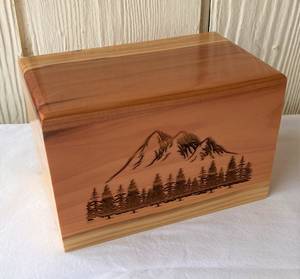 โกศไม้สำหรับบรรจุอัฐิผู้ใหญ่ โกศไม้สนเรดวูดสำหรับบรรจุอัฐิมนุษย์ โกศไม้บีชสำหรับงานศพ - Product Image 2