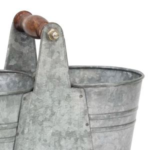 Seau à charbon en cuivre élégant avec poignée suspendue Parfait pour le jardinage intérieur extérieur et l'accessoire de foyer Durable et élégant - Product Image 5