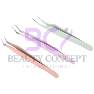 Pinzas injertadas de extensión de pestañas de acero inoxidable multifuncional, acero inoxidable fácil de usar para salón para pestañas de dormitorio - Product Image 6