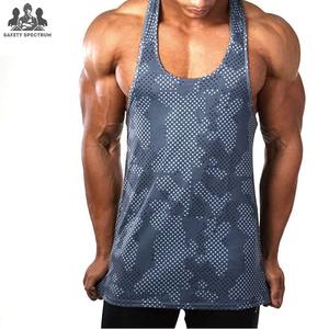 Camiseta sin Mangas de Punto Casual para Hombre, Chaleco Deportivo para Gimnasio y Entrenamiento de Fisicoculturismo, 100% Algodón, Transpirable, de Secado Rápido, con Logotipo Personalizado - Product Image 4