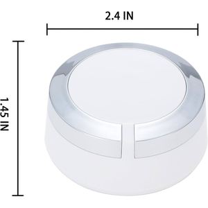Bouton de minuterie pour sèche-linge électrique en acier inoxydable WE01X24552 pour XPARTCO - Product Image 4