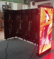 Cabina de DJ con Pantalla LED Portátil, Completamente Plegable, de Aluminio