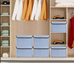 Vietnam-Made NO.1 <b>Fabric</b> <b>Storage</b> <b>Box</b> <b>for</b> Easy Management <b>for</b> Clothing Shoes Garage Organization - Product Image 3