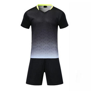 Conjunto de Uniforme de Fútbol Personalizable con Patrón de Ondas en Degradado, Precio Razonable, Nombre del Equipo Personalizado, Uniformes de Fútbol Sublimados - Product Image 2