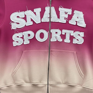 Ensemble survêtement personnalisé avec logo, effet délavé au soleil, broderie, survêtement délavé, pantalon de survêtement et sweat-shirt pour homme, ensemble survêtement délavé à l'acide - Product Image 6