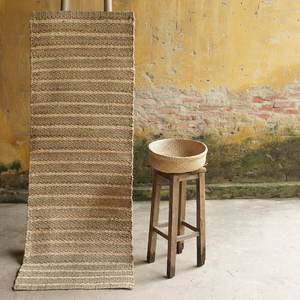 Alfombra floral bohemia de tamaño personalizado hecha a mano, alfombra lavable de algas marinas de Vietnam para uso doméstico - Product Image 3