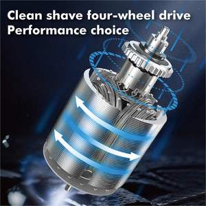 Afeitadora Eléctrica Inalámbrica Recargable por USB para Hombre, Mini Afeitadora de Doble Cuchilla con Resistencia al Agua IPX7 para Barba y Rostro - Product Image 5