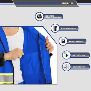 Chaqueta de Seguridad para Trabajo, Chaqueta de Seguridad Invernal, Impresión de Logotipo Personalizado, Chaqueta de Seguridad Reflectante para Construcción, Cargada por Dress Sports - Product Image 6