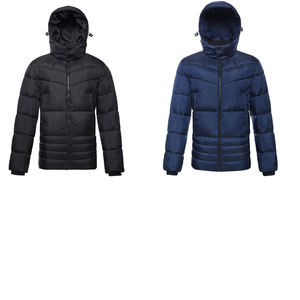Men's Water Resistant Heavy Hooded Puffer Jacket Winter Bubble <b>Coat</b> Custom Lightweight Quilted <b>Woman</b> <b>Padded</b> Jackets <b>Waterproof</b> - Product Image 3