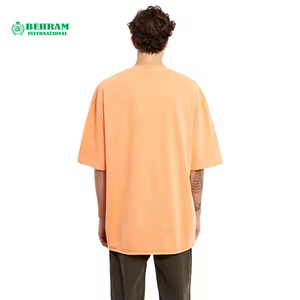 High Quality 100% Cotton Canvas T-Shirt for Men <b>Blank</b> Heavy <b>Weight</b> Oversized Eco-Friendly Breathable Printing Custom Logo - Product Image 3