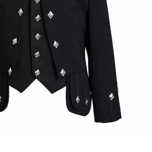 Veste Kilt Prince Charlie Moderne en Laine pour le Printemps, Logo et Impression Personnalisés, Vente en Ligne - Product Image 4