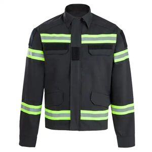 Noir hiver haute visibilité qualité supérieure prix bon marché combinaison de sécurité réfléchissante sur mesure vêtements de travail combinaison pour la sécurité - Product Image 4