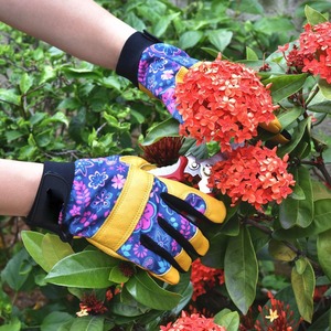 ถุงมือหนังนิรภัยสำหรับงานสวนของผู้ชายถุงมือเจาะป้องกันรอยขีดข่วนกันน้ำปรับได้กันลื่น - Product Image 6