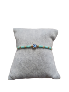 DAFNI BIG PAZAR Bracelet en acier inoxydable avec imitation perle et zircon - Cadeau tendance unisexe d'Istanbul Modèle 92 - Product Image 4