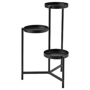 Modern Planter with Black - Decorative Standing Flower Pot Holder Indoor Outdoor. - Product Image 2