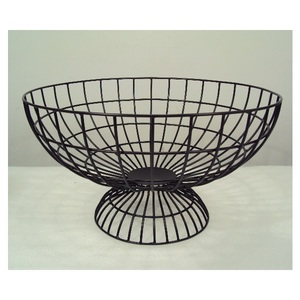 Cuenco decorativo de metal, cuencos grandes para ensaladas de frutas, centro de mesa decorativo - Product Image 2