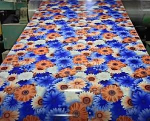 แผ่นเหล็กชุบสังกะสี ppgi ppgl เคลือบสีลายดอกไม้ดีไซน์ใหม่ - Product Image 2