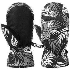 Gants de moufles de ski en cuir de taille personnalisable unisexe Fabrication professionnelle pour les sports de plein air Vente en gros Gants de moufles uniques - Product Image 5