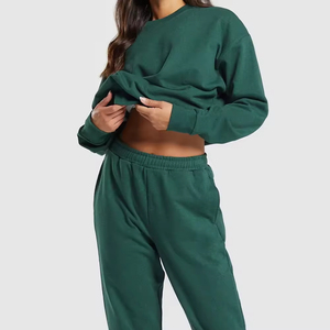 Sudadera de Mujer de Manga Larga de Algodón con Logotipo Personalizado de Alta Calidad, Transpirable, Sostenible, Informal, Lisa - Product Image 4