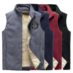 Venta al por mayor casual chaqueta personalizada sin mangas hombres chaleco utilidad Multi bolsillo algodón poliéster hombres chaleco Cargo trabajo Chaleco de los hombres - Product Image 6