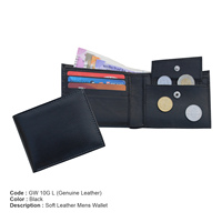 Kualitas Terbaik penjualan terbaik 100% kulit asli dompet pria dari produsen India dompet tempat kartu ramping harga terbaik