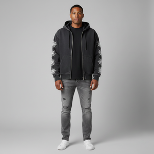 Chaqueta Acolchada para Hombre, Estilo Urbano, Corta, Desgastada, con Cierre, Personalizada con DTG, Estilo Oversize, OEM - Product Image 6