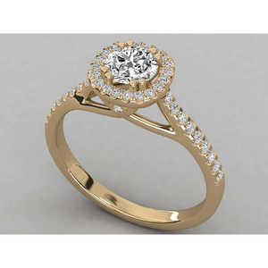 Bague en diamant or 9 carats cultivé en laboratoire - Product Image 2