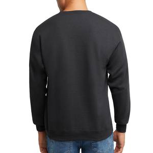 Sweat-shirt à col rond de haute qualité 400 Gsm, poids lourd, en coton molletonné, sweat-shirts personnalisés avec broderie imprimée pour hommes - Product Image 3