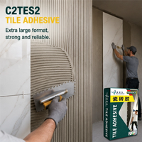Fournisseur OEM – Ciment de base pour mortier polymère modifié en poudre, adhésif pour carreaux de porcelaine et céramique, sac personnalisable de 20 kg, modèle C2TES2