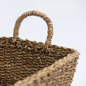 Vintage Style 100% Eco Friendly and Natural Environment Seaweed Storage <b>Baskets</b> Made in Viet Nam - Product Image 5