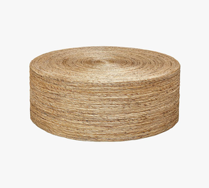 โต๊ะกาแฟผ้าทอทรงกลมทำจากวัสดุเป็นมิตรต่อสิ่งแวดล้อมของตกแต่งบ้านเฟอร์นิเจอร์บ้าน - Product Image 1