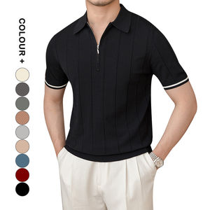 Polo d'été pour hommes de haute qualité 100% coton avec nouveau logo Vente en gros de t-shirts - Product Image 1