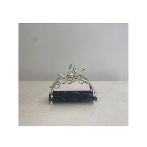 Porte-serviettes en tissu plaqué argent créatif fait à la main Design attrayant Table à manger porte-serviettes décoratif pour la meilleure vente - Product Image 1
