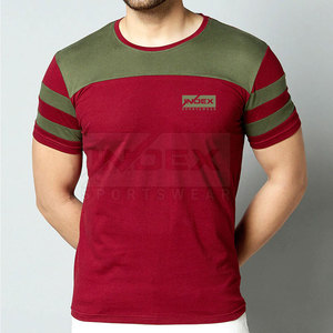 Camisetas de hombre de alta calidad Patrón sólido de algodón/poliéster cómodo para uso en exteriores Nuevo stock - Product Image 3