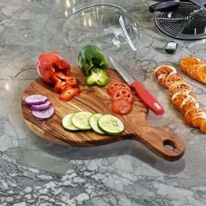 Nouvelle arrivée Planche à découper en bois d'acacia Planche à découper Cuisine Bois massif Prix ​​bas du Vietnam pour une utilisation en cuisine et pour servir - Product Image 3