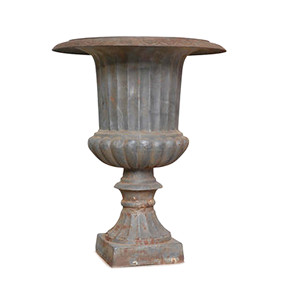 Antique Wrought Iron Urn Planters Large Outdoor Flower Urn Planter Modern Decorative Metal Planter Garden - Product Image 5