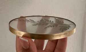 Dessous de verre en résine de qualité supérieure fabriqués à la main pour le bureau et la maison Dessous de verre en pierre de forme ronde au prix de gros de l'Inde - Product Image 4