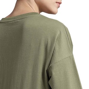 2025 venta al por mayor sudaderas personalizadas para mujer nuevo diseño de alta calidad Color verde mejor precio sudaderas con capucha de cuello redondo para mujer - Product Image 2