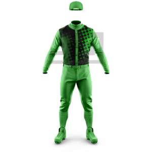 Ensemble professionnel tricoté respirant uni à manches courtes, maillot de baseball et pantalon, pour l'entraînement scolaire, club et ligue - Product Image 3