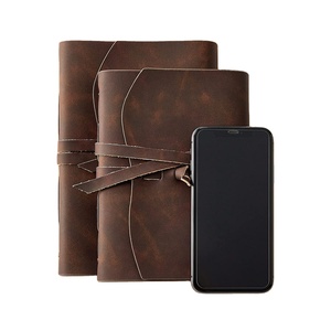Journal en cuir élégant de taille A5 de haute qualité à prix raisonnable cahier d'agenda d'éducation automatique pour hommes et femmes couverture en papier - Product Image 1