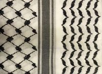 Kufiya palestinienne, foulard unisexe à carreaux palestinien, foulard original Kuffiyeh en coton tissé, foulard palestinien Keffiyeh Shemagh