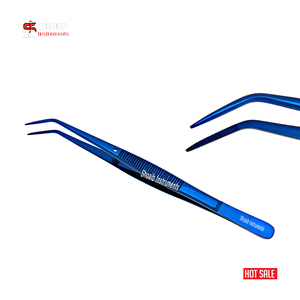 College Tweezer Dressing 6 \ "Manual Punta dentada Inspección Limpieza Examen dental Set Instrumento quirúrgico para dientes - Product Image 3