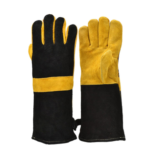 Guantes de Soldadura de Cuero de Diseño Premium de Moda, Resistentes al Calor, Personalizados, No Rígidos, de Seguridad, Impermeables, Antideslizantes y Duraderos - Product Image 5