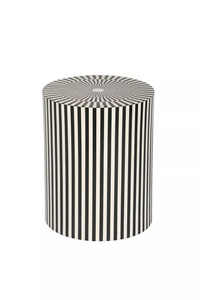 Mesita de noche con incrustaciones de hueso tradicional, muebles artísticos para el hogar con características de combinación decorativa para sala de estar - Product Image 5