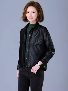 เสื้อแจ็คเก็ตกันลมสำหรับผู้หญิงไซส์ใหญ่ รุ่นใหม่ สำหรับฤดูหนาว แบบสวมใส่สบาย มีซิป แขนยาว ทรงหลวม - Product Image 3