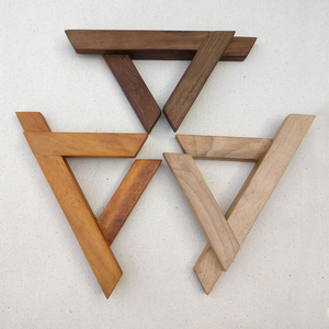 Salvamanteles de madera de nuevo diseño, salvamanteles de madera para ahorrar espacio, accesorios de cocina, artesanía al mejor precio - Product Image 3