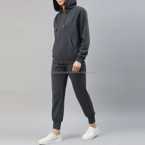 Ensemble de survêtement 100% coton |   Tissu doux naturel |   Vêtements de sport pour femmes, jogging, course à pied, salle de sport - Product Image 3