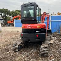 Mini-excavatrice sur chenilles Kubota U35 d'occasion de 3,5 tonnes pour la ferme, le jardin et la construction