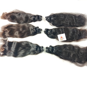 100% fabrique un traitement chimique naturel vietnamien non transformé aucune couleur de cheveux noir cuticule alignée tissage de cheveux humains - Product Image 5